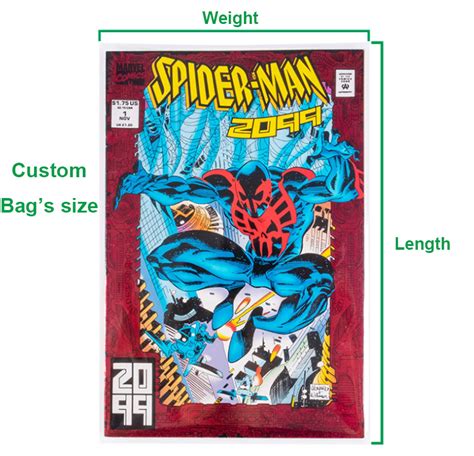 Oem Custom Cover Current Age Silver Comic Book Bags Backing Backboard