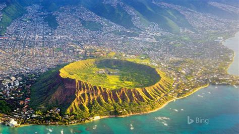 Aerial View Oahu Hawaii 2016 Bing Desktop Wallpaper2016