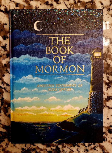 Custom Hand Painted Book Of Mormon Etsy