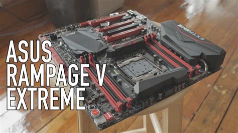 Asus Rampage V Extreme X99 Rog Motherboard Overview With Jj Youtube