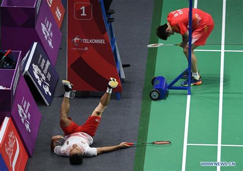 China Overcome Indonesia To Claim Men S Badminton Crown At Asian Games