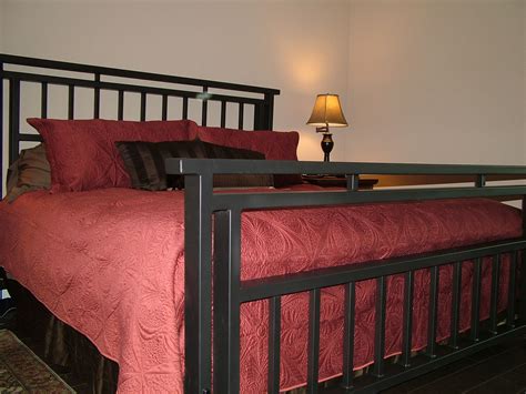 Simple Metal Bed Frame Bedroom Ideas With Simple Decor Bedroom