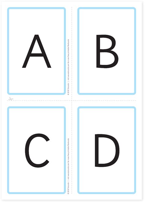 Free Alphabet Cards More Alphabet Flashcards Flashcards Free Printable Alphabet Letters