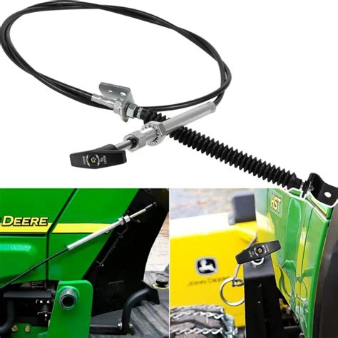 Am132704 Push Pull Control Cable For John Deere Snow Thrower Tractor