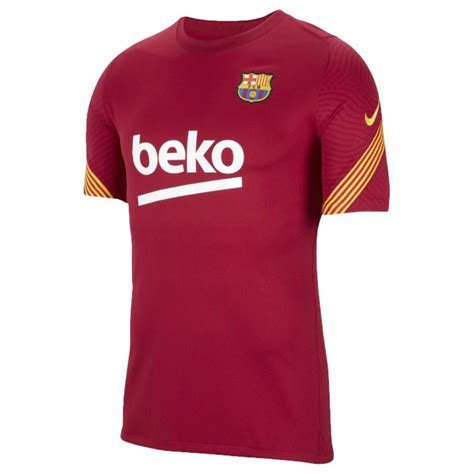 Barcelona Red Strike Training Jersey 202021 2021 Nike Barcelona