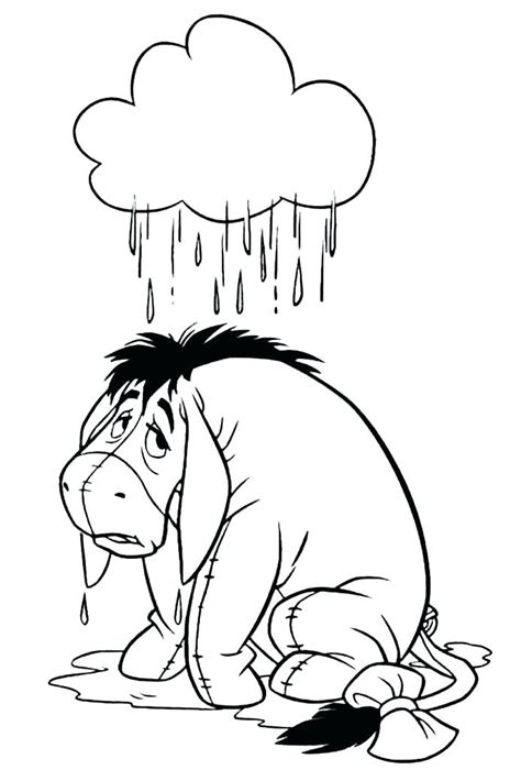 Eeyore And Piglet Coloring Pages At