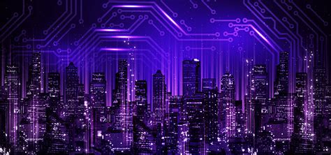 Download Free 100 Purple City Wallpaper
