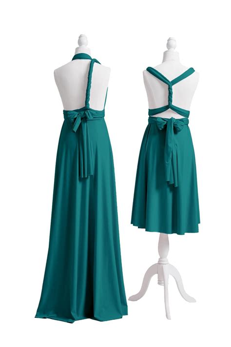Buy Teal Multiway Convertible Infinity Dress 72styles