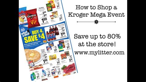 How To Shop A Kroger Mega Event Youtube