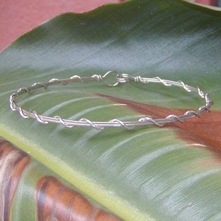 Beader Garden Trendy Style Wire Wrapped Jewelry Silver Wire Bracelet
