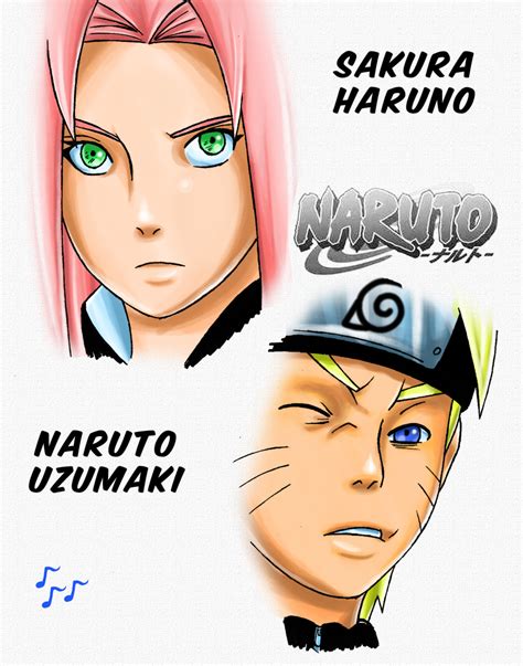 Narusaku Manga Practice Color By Foxxbrush On Deviantart