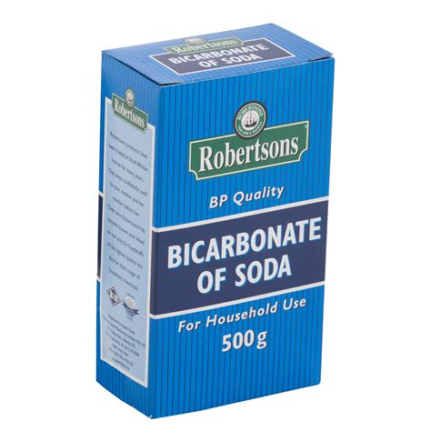 Used as a mouthwash, bicarbonate of soda will also relieve canker sore pain. ROBERTSONS Bicarbonate of Soda | Makro Online