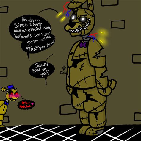 Fnaf New Character Tex And Goldy By Yaoilover113 On Deviantart