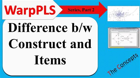 Difference Between Construct And Items 2 Youtube