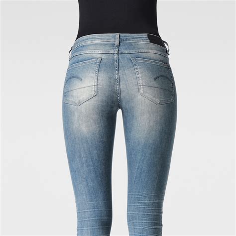 3301 contour high waist skinny jeans medium aged g star raw®