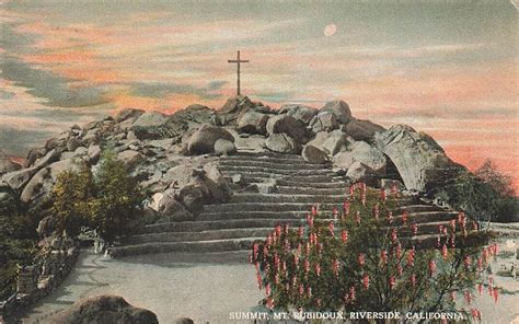 Postcard Summit Mt Rubidoux Riverside California NH1 EBay