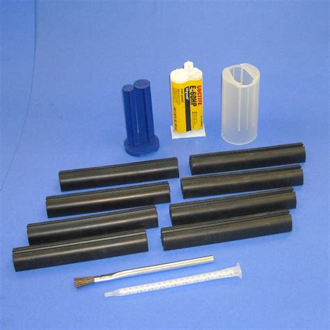 Duraflex 6 Inch Rubber Channel Set With Glue Kit Springboards And More