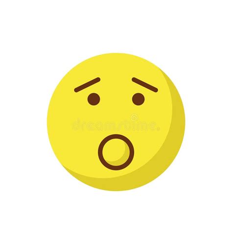 Worried Emoticons Color Vector Icon Which Can Easily Modify Or Edit