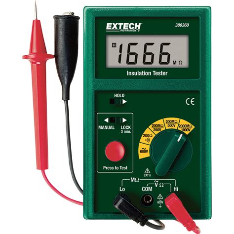 Extech Insulation Testermegohmmeter Model 380360 Northern Tool