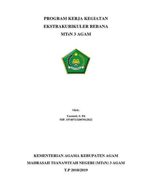 Contoh Program Kerja Ekstrakurikuler Rebana