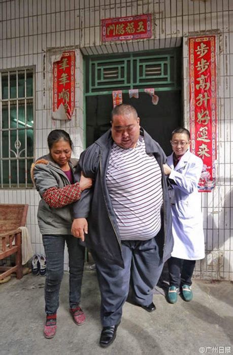 China S Fattest Man Weighs 261kg 5 People S Daily Online