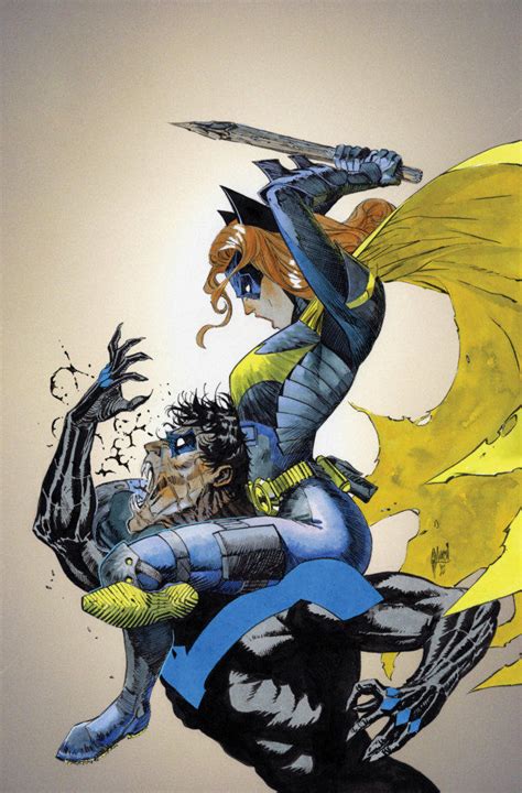 Batgirl Vs Vampire Nightwing By Battle810 On Deviantart