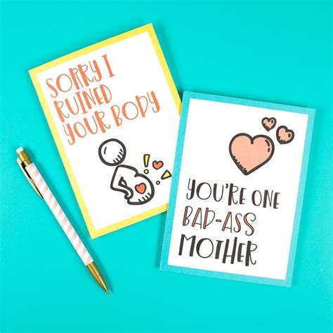 Printable Funny Mothers Day Cards Eight Hilarious Printable Cards