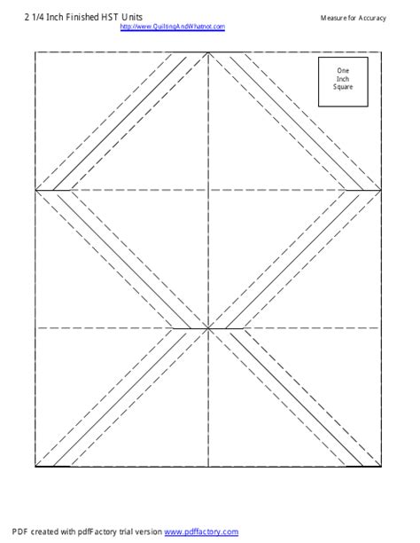 Half Square Triangle Template Printable Printable Templates