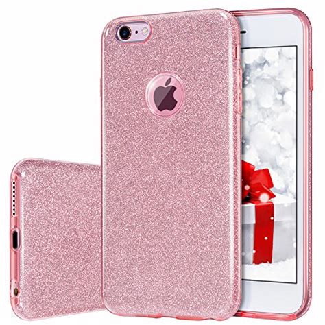 Milprox Compatible Iphone 6s Iphone 6 Shiny Glitter Case Bling
