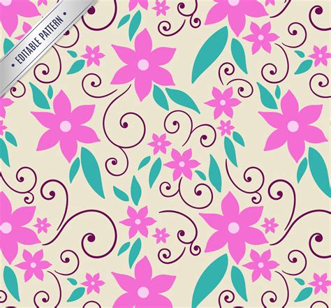 10 Pink Floral Patterns Photoshop Patterns Freecreatives