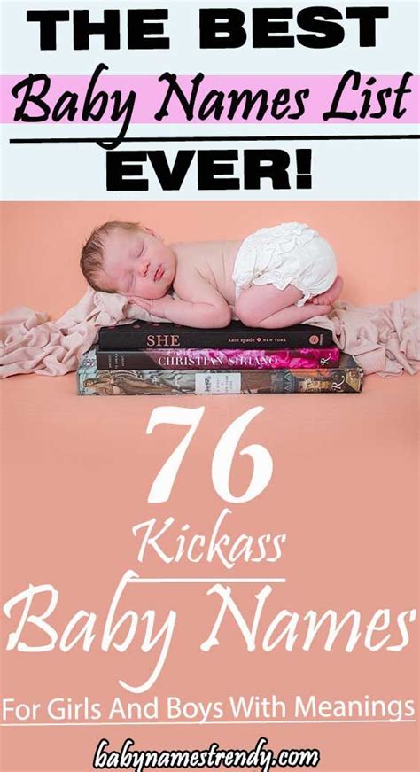 Are You Looking For Unique Uncommon Or Rare Baby Names This List Of Kickass Baby Names For