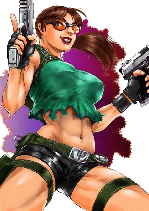 Lara Croft Tomb Raider Drawn By Vigwer Danbooru