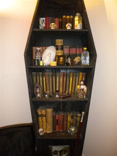 The infographic book of food. Coffin bookcase. Make old looking books with "spells" and ...