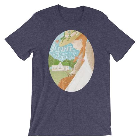 Anne Of Green Gables Book Character T Shirt Anne Of Green Gables Shirts Green Gables