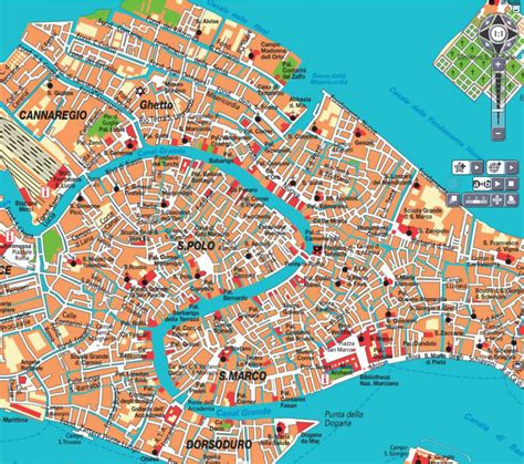 Venice Carte Et Image Satellite