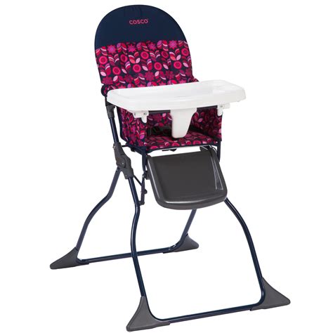 Cosco Simple Fold Full Size High Chair With Adjustable Tray Geo