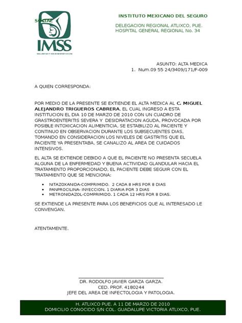 Ejemplo Modelo De Certificado Medico De Buena Salud Noticias Modelo