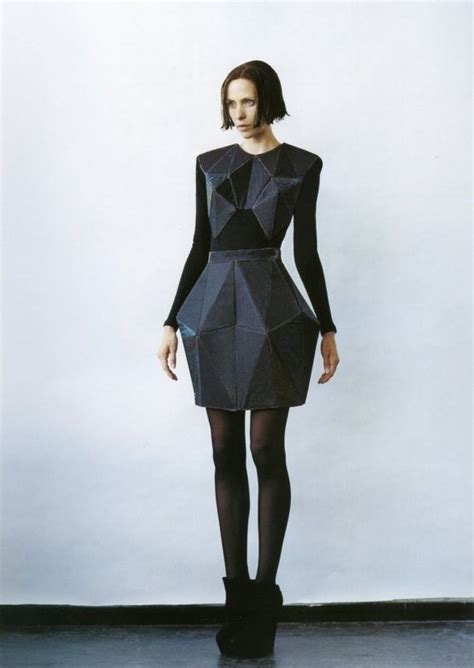 Futuristic Fashion Geometric Crystallographica Irina Shaposhnikova
