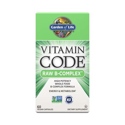 Vitamin Code Raw B Complex Supplement By Garden Of Life Thrive Market