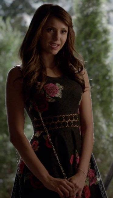 Katherine Pierce And The Vampire Diaries Photograph Floral Dress