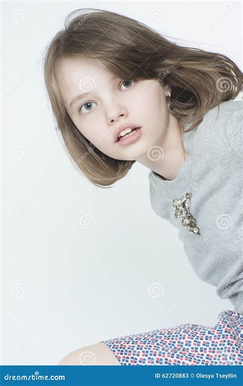 Portrait Of A Ten Year Girl Stock Image Image Of Child Close 62720883