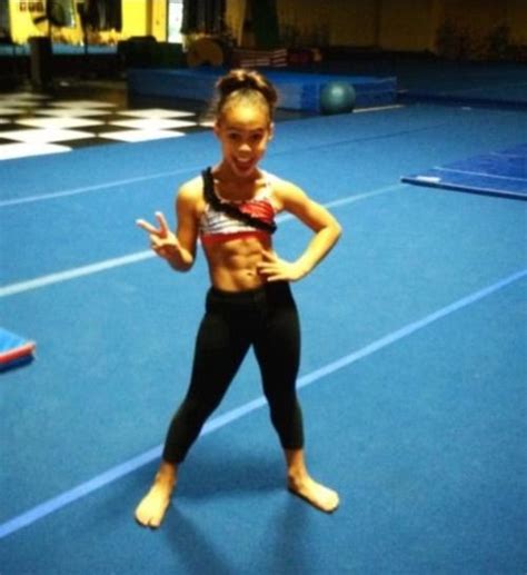 O M G Her Abs Young Muscle Girl Cheer Abs Girl Abs