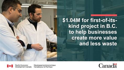 Canadian Government Invests 104m In Ubc To Help Local Businesses