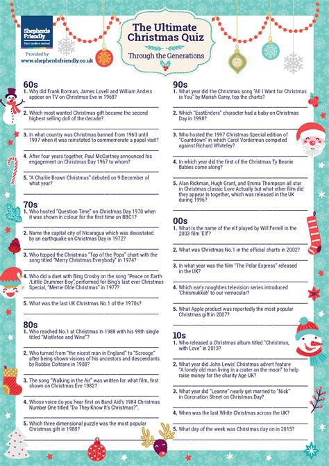 Christmas Trivia Questions And Answers Printables Get Your Hands On