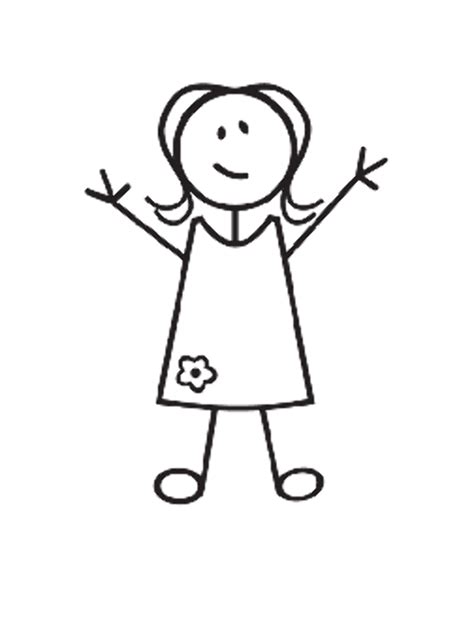 Download High Quality Stick Figure Clipart Black And White Transparent