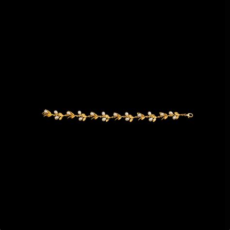 boxwood gold freshwater pearl bracelet michael michaud
