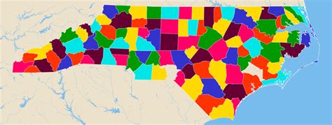 Counties In North Carolina