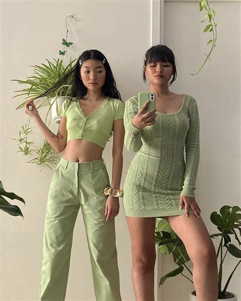 Streetwear Fercnmi Green Outfit Cute Outfits Fashion Inspo Outfits