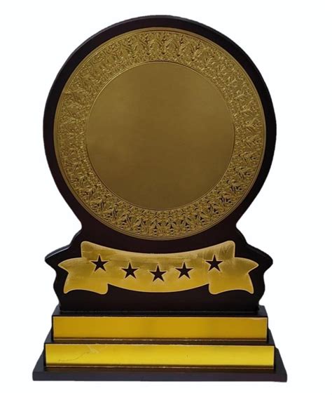 Golden And Brown Plain Wooden Fiber Award Momento At Rs 450 In Raipur