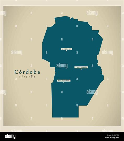 Cordoba Map Fotos Und Bildmaterial In Hoher Auflösung Alamy